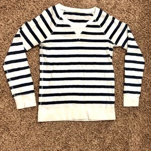 J.Crew Sweater Striped Navy Nautical Top Shirt S
